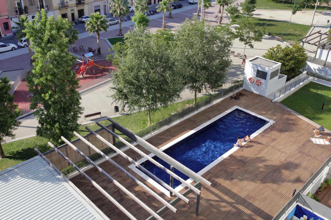 1217 - Pool And Beach Nice Apartment II Barcellona Esterno foto