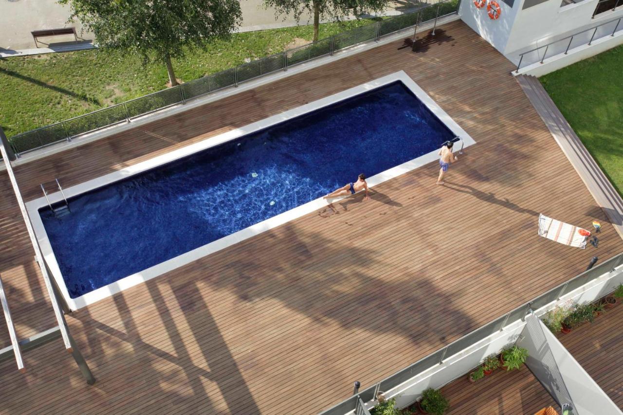 1217 - Pool And Beach Nice Apartment II Barcellona Esterno foto